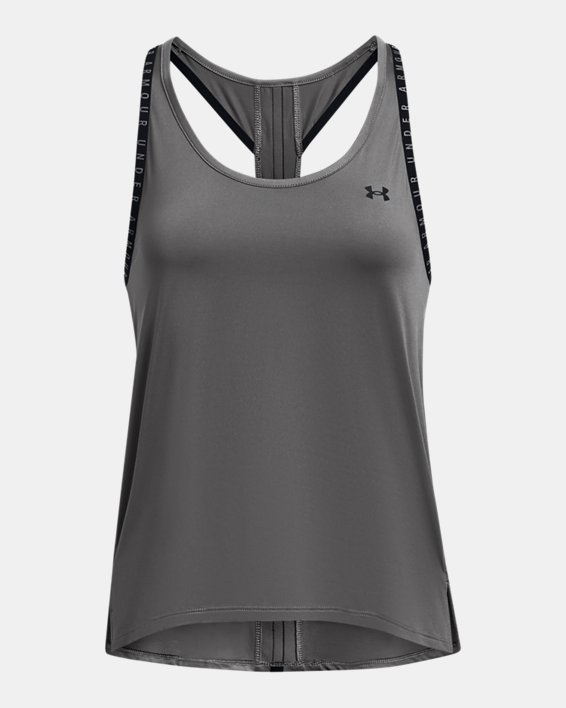 Women's UA Knockout Tank in Gray image number 3